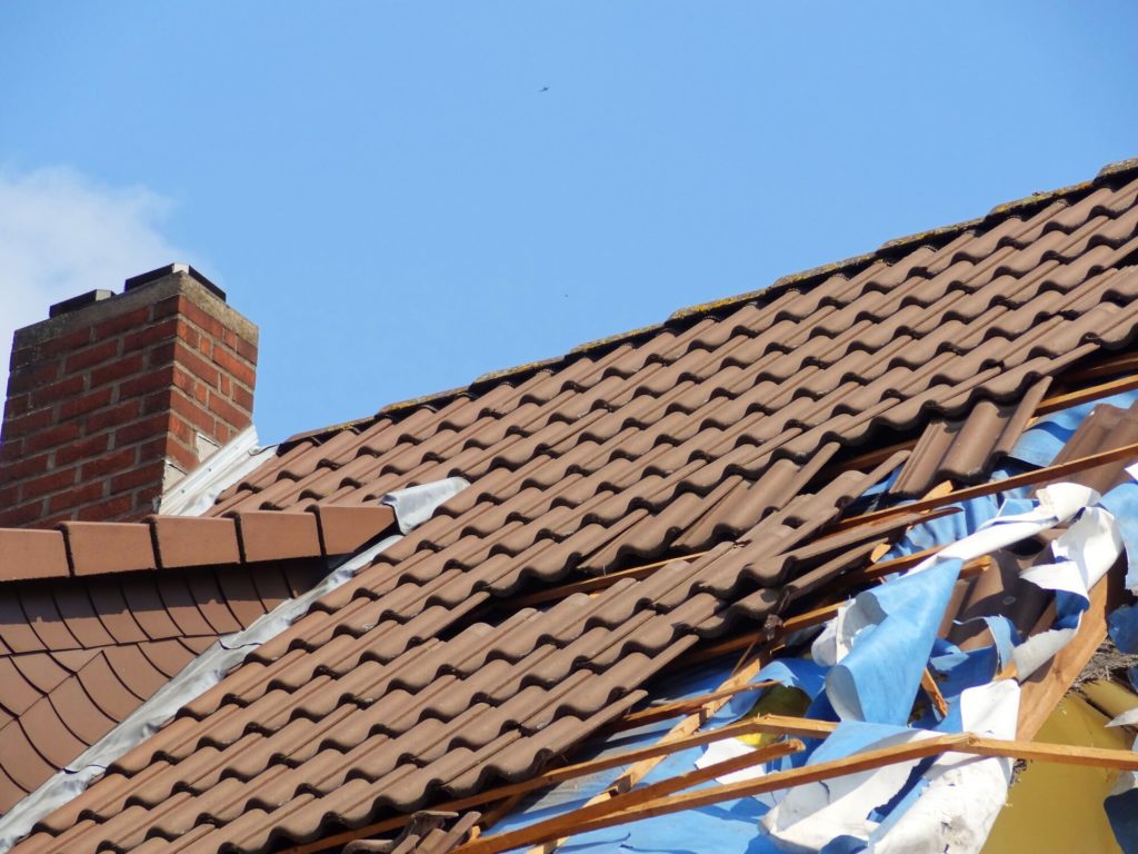 roof damage from storm