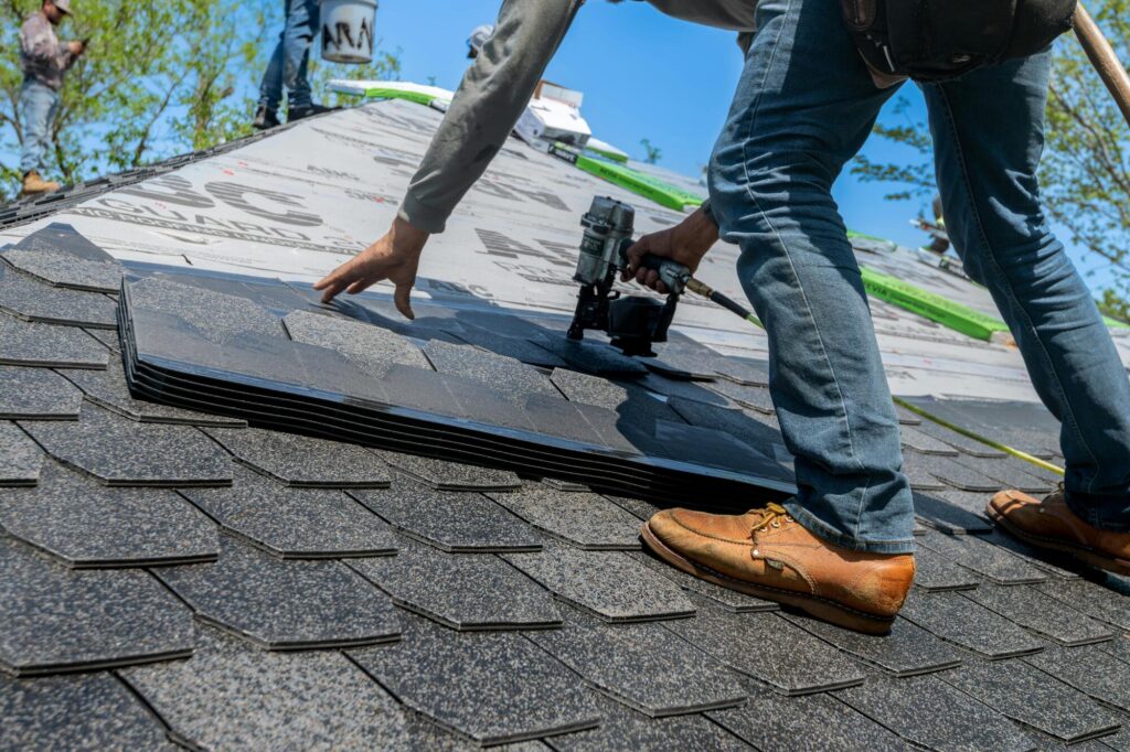 cracked roof shingles
